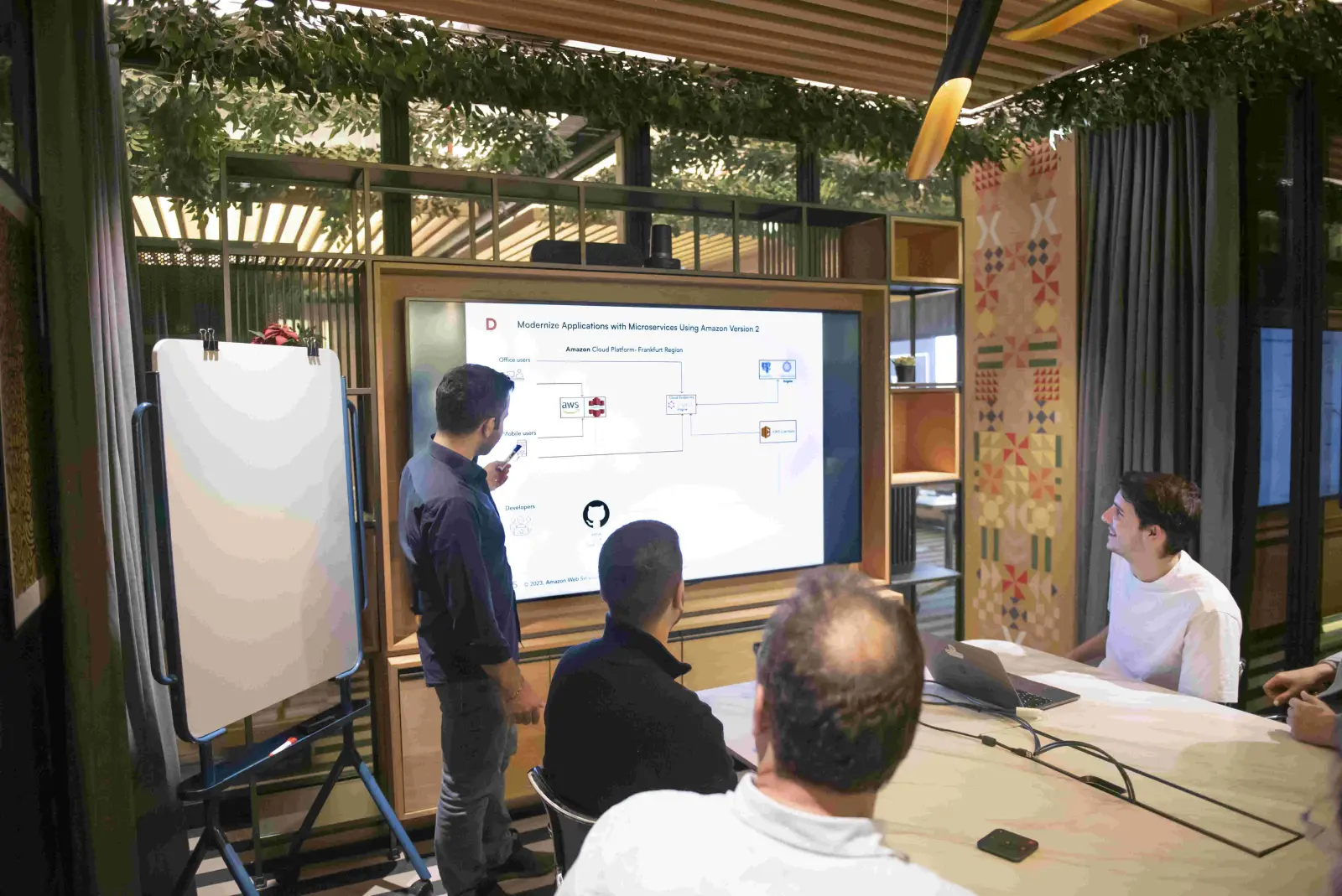 Infrastructure architecture discussion at Deka Technology