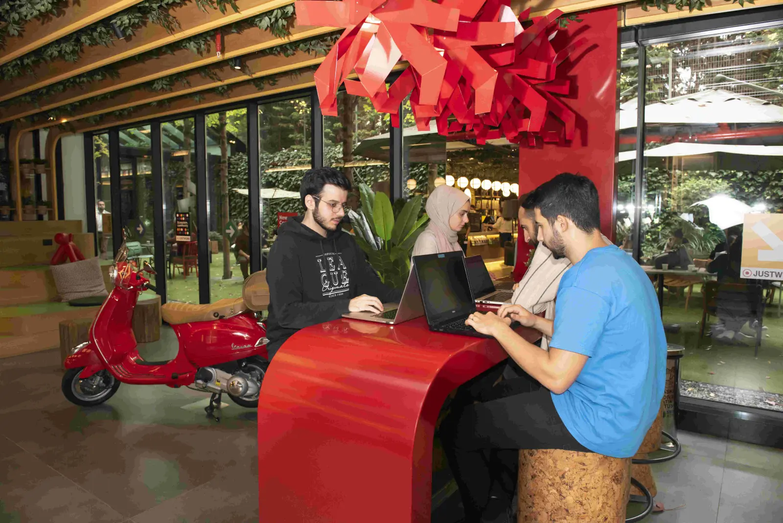 Modern workspace at Deka Technology R&D center